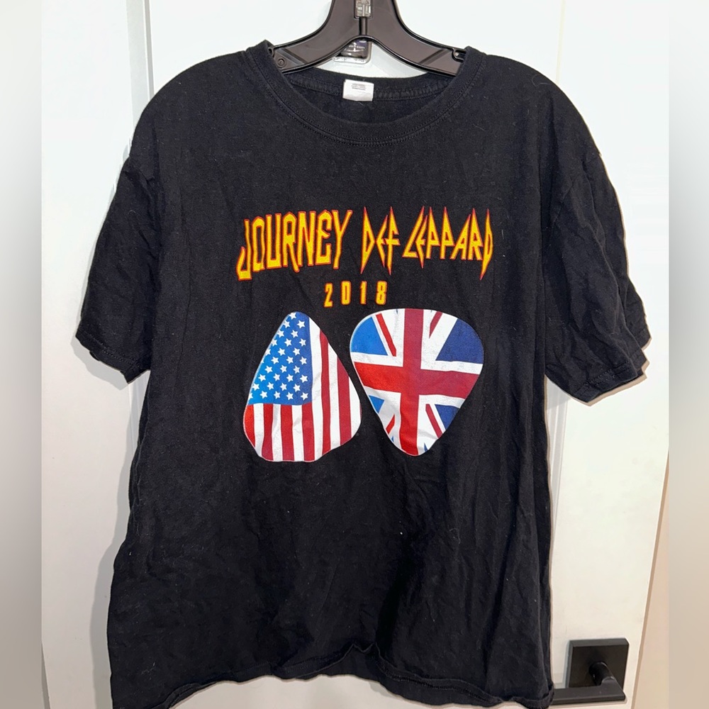 Journey Def Leppard concert shirt